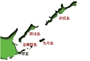 北方四島地図
